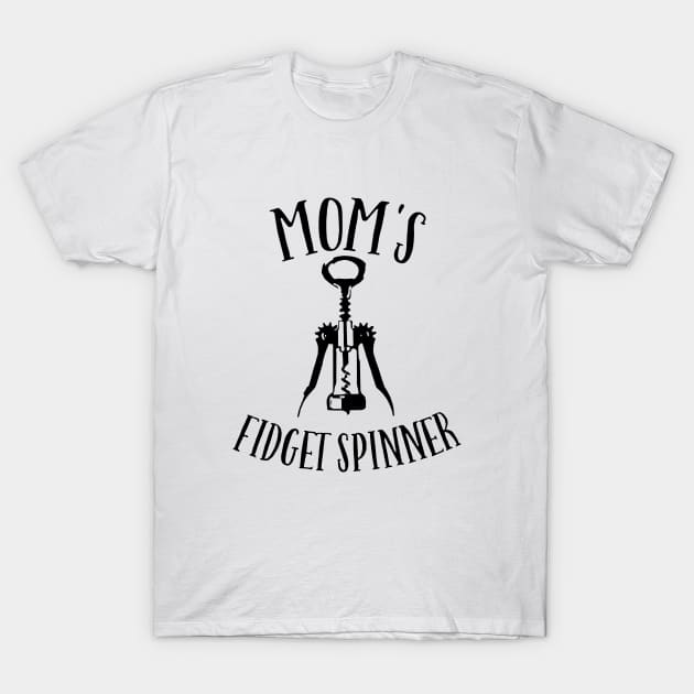 Moms Fidget Spinner Drink T Shirts T-Shirt by hathanh2